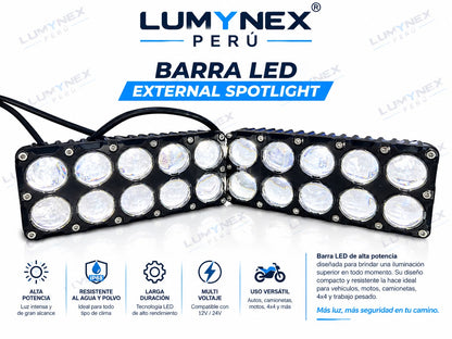 BARRAS LED 10 LUPAS MULTIFUNCIONAL