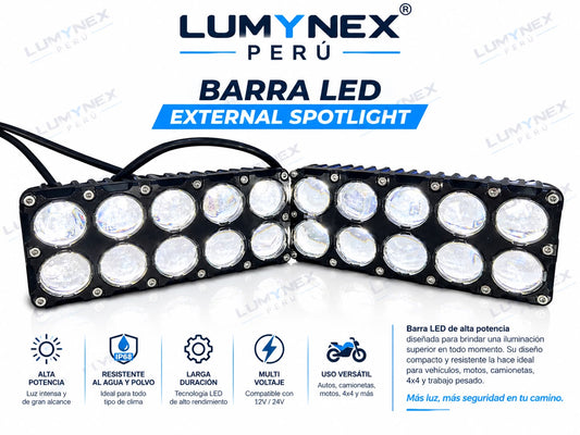BARRAS LED 10 LUPAS MULTIFUNCIONAL